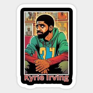 Kyrie Irving Victor illustration design Sticker